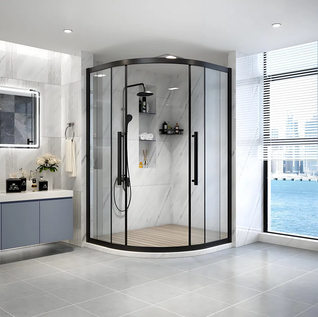 Verre de sécurité de bâtiment Verre trempé Verre stratifié Verre trempé Pour meubles Porte fenêtre Salon décoratif 4