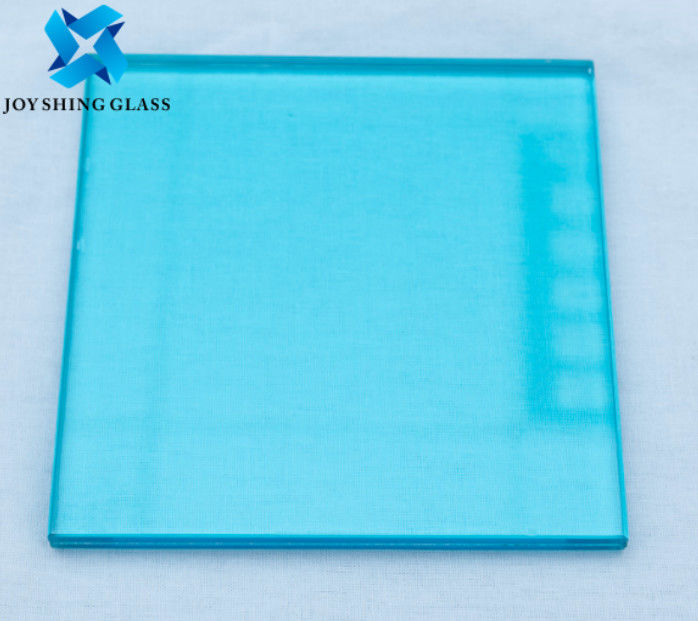 Verre stratifié couleur 0,76 mm bleu océanique PVB Verre stratifié de sécurité