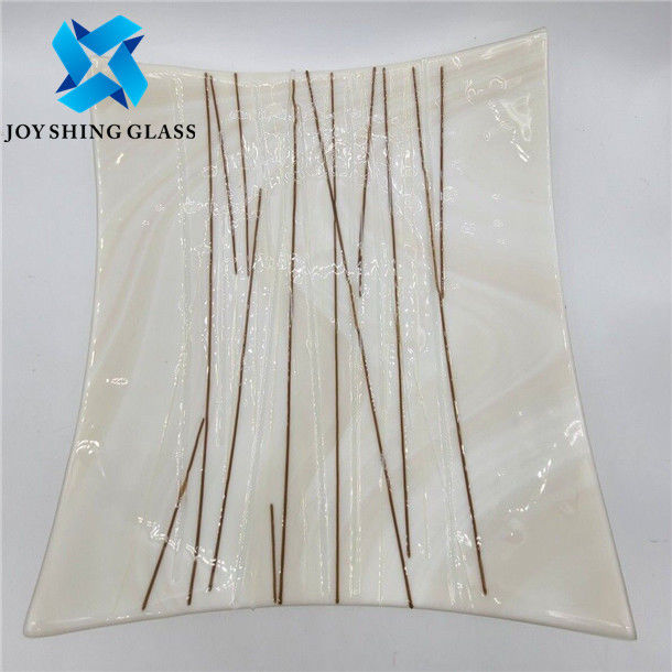 verre gâché par 6mm de 4mm 5mm Art Glass Colorful Laminated Wired