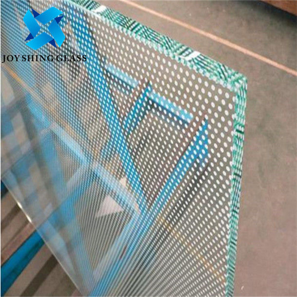Verre fritté en céramique décoratif adapté aux besoins du client, verre d'impression d'écran en soie pour la fenêtre