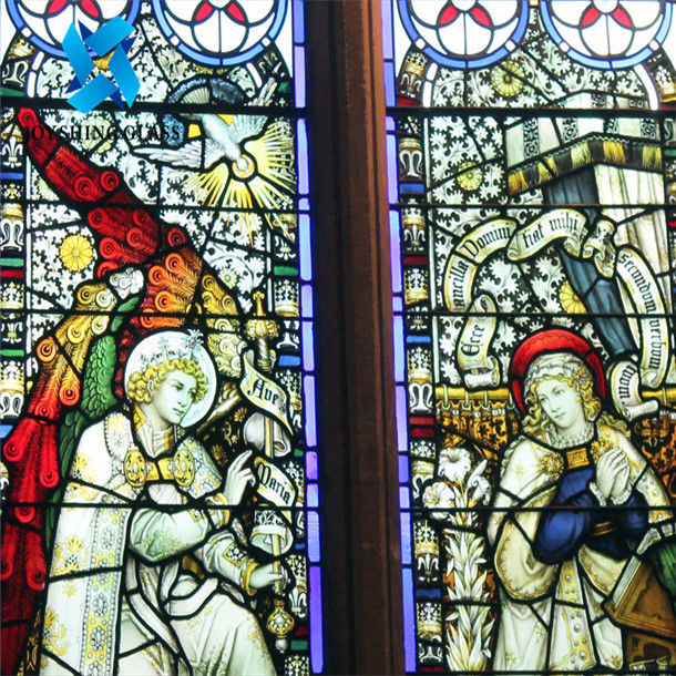 Le double solide de Tiffany Art Church Stained Glass 3mm-22mm a glacé le verre de fenêtre pour le mur