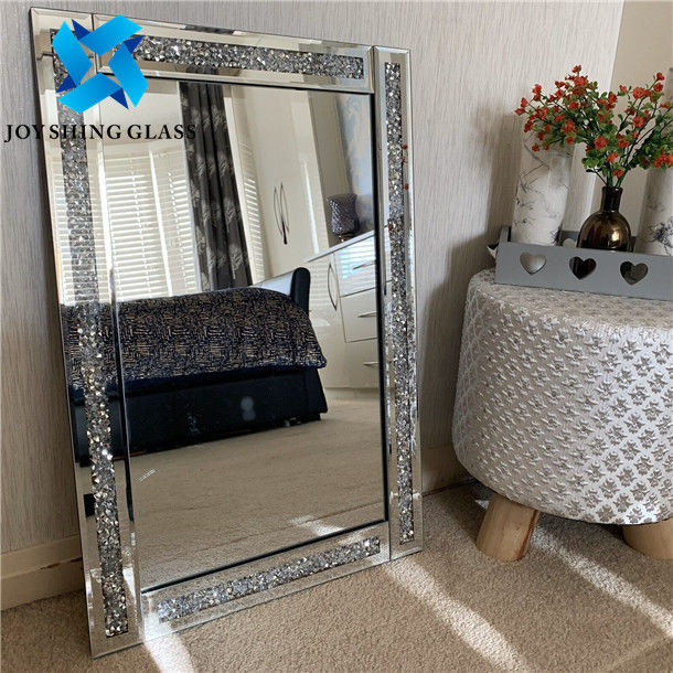 Le verre argenté de miroir de vanité décorative a adapté l'OEM/ODM aux besoins du client de taille acceptent
