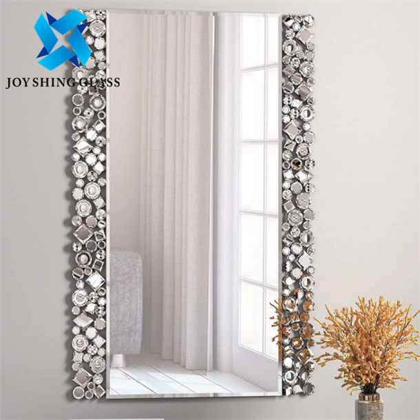 Le verre argenté de miroir de vanité décorative a adapté l'OEM/ODM aux besoins du client de taille acceptent
