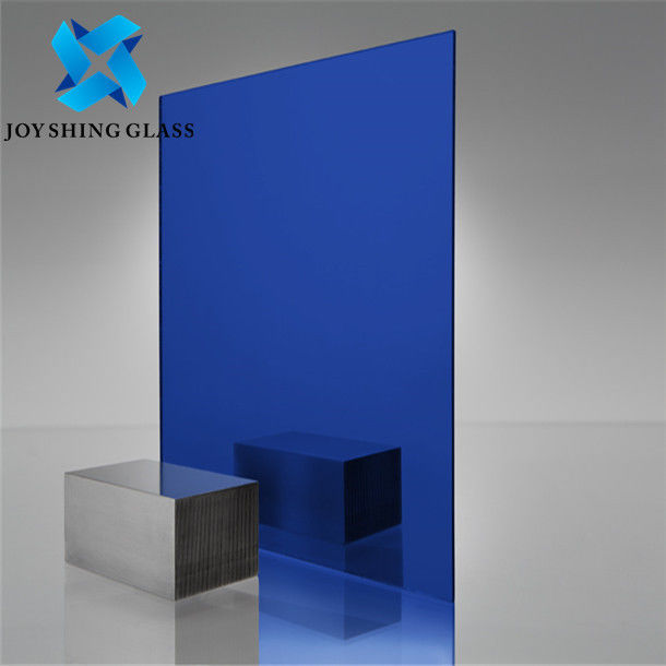 2mm à couleur faite sur commande de forme de taille de mur de verre de miroir colorée par 8mm