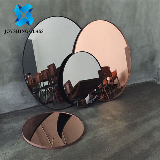 Feuille acrylique en verre faite sur commande de miroir du miroir 1220*2440mm d'anti éraflure colorée pour la salle de bains