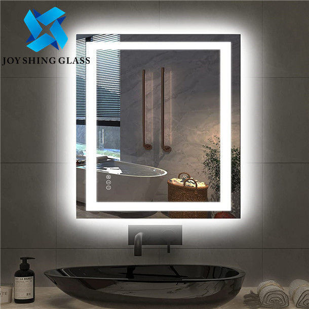 Miroir de coiffeuse intégral décoratif libre de cuivre du miroir LED de LED
