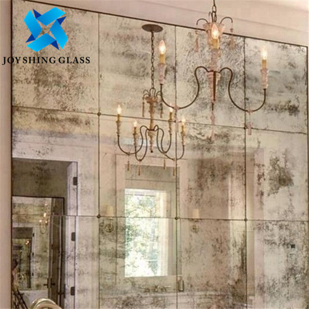 Verre antique fait sur commande de miroir miroir en verre de décor de mur de 2mm à de 8mm
