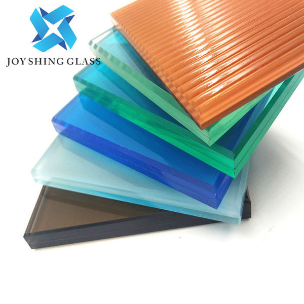 10.38mm Ford bleu couleur du verre stratifié pour la cloison