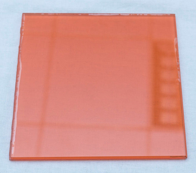 Verres de construction stratifiés colorés, feuille de verre stratifiée réfléchissante colorée