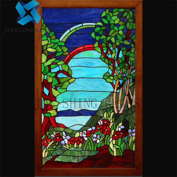 Le double solide de Tiffany Art Church Stained Glass 3mm-22mm a glacé le verre de fenêtre pour le mur