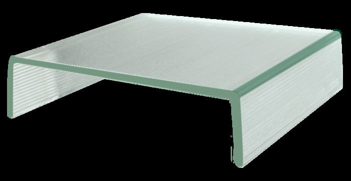 Verre profilé en U ultra clair 6mm 7mm 8mm verre trempé à faible teneur en fer U
