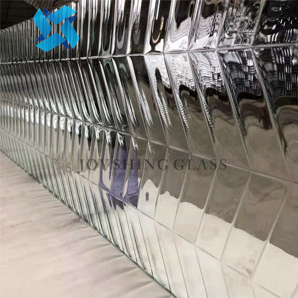 Verre à fusion à chaud tempéré de couleur pour la décoration de murs de cloisons