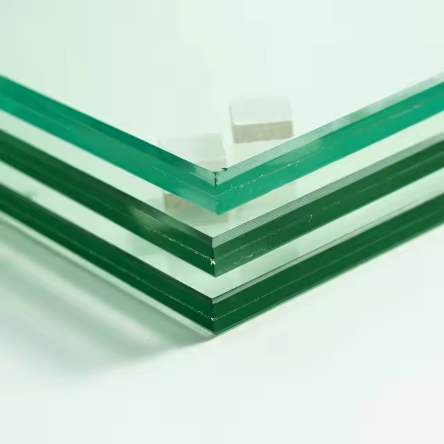 Choix architectural Vitrage stratifié ultra-clar à faible réflexion pour les vitrines de luxe Salles à manger Hôtel Escalier de salon