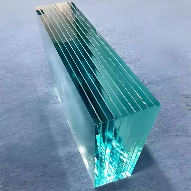 Choix architectural Vitrage stratifié ultra-clar à faible réflexion pour les vitrines de luxe Salles à manger Hôtel Escalier de salon