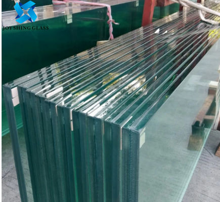 Les feuilles de construction de verre feuilleté ont adapté la construction aux besoins du client ultra claire de verre trempé