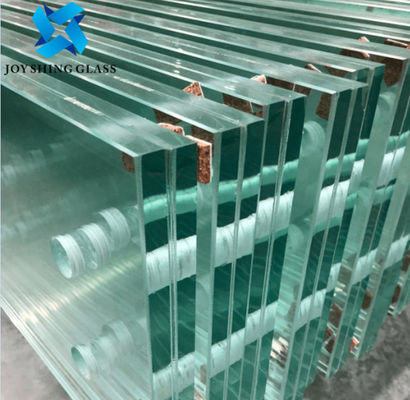 Le verre feuilleté gâché par table de salle à manger couvre le cadre d'acier inoxydable de 6.38mm-100mm