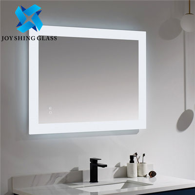 Miroir intelligent 2mm fixés au mur de salle de bains de LED 3mm 4mm 5mm 6mm 7mm