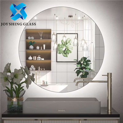 Miroir circulaire imperméable de salle de bains de LED autour de taille adaptée aux besoins du client lumineuse