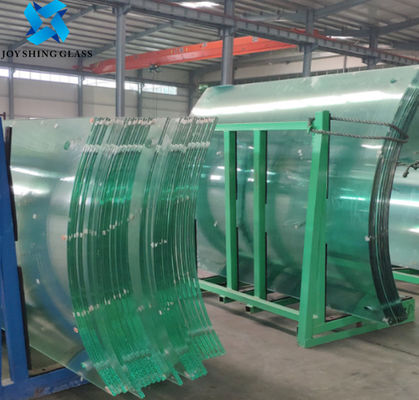 JOYSHING Bent Safety Toughened Glass, verre trempé incurvé pour la balustrade
