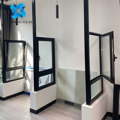 Porte pivotante en aluminium à rupture thermique 120 mm cadre en aluminium