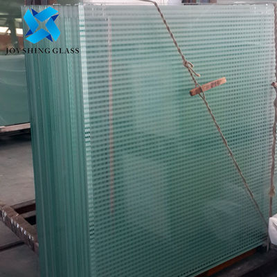 Panneaux de verre stratifiés PVB avec bandes de glaçure frite en céramique