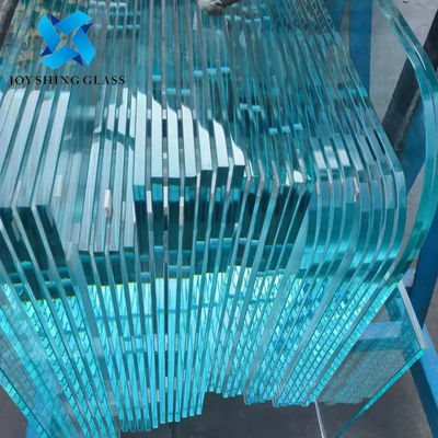Verre trempé ultra-claré de 19 mm, à faible teneur en fer