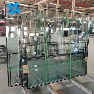 Forme personnalisée 6+12A+6 verre isolé transparent pour salle de soleil