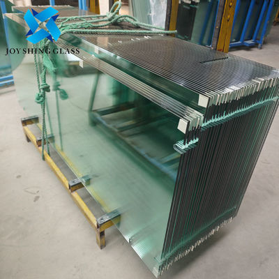 15 mm de verre durci transparent 19/32 pouces de verre architectural de sécurité