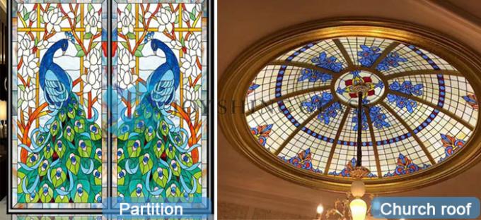 l'église a souillé le toit en verre